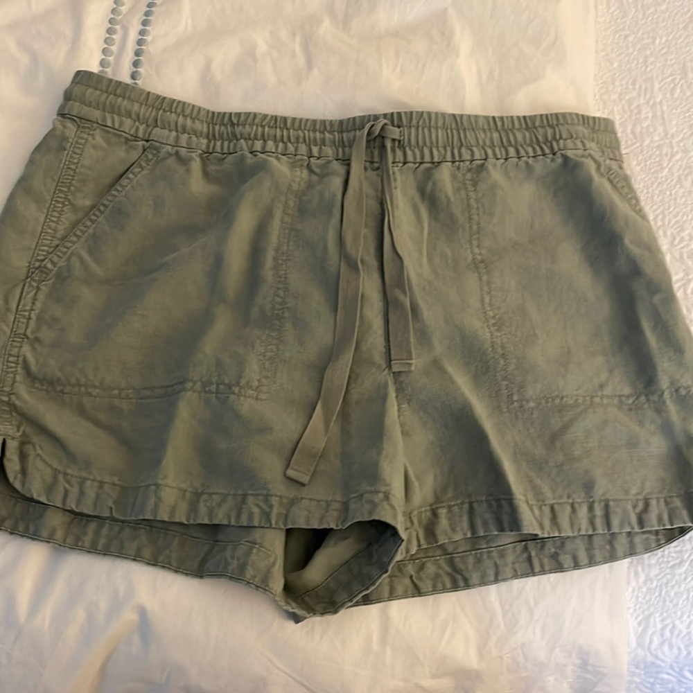 J crew light green shorts